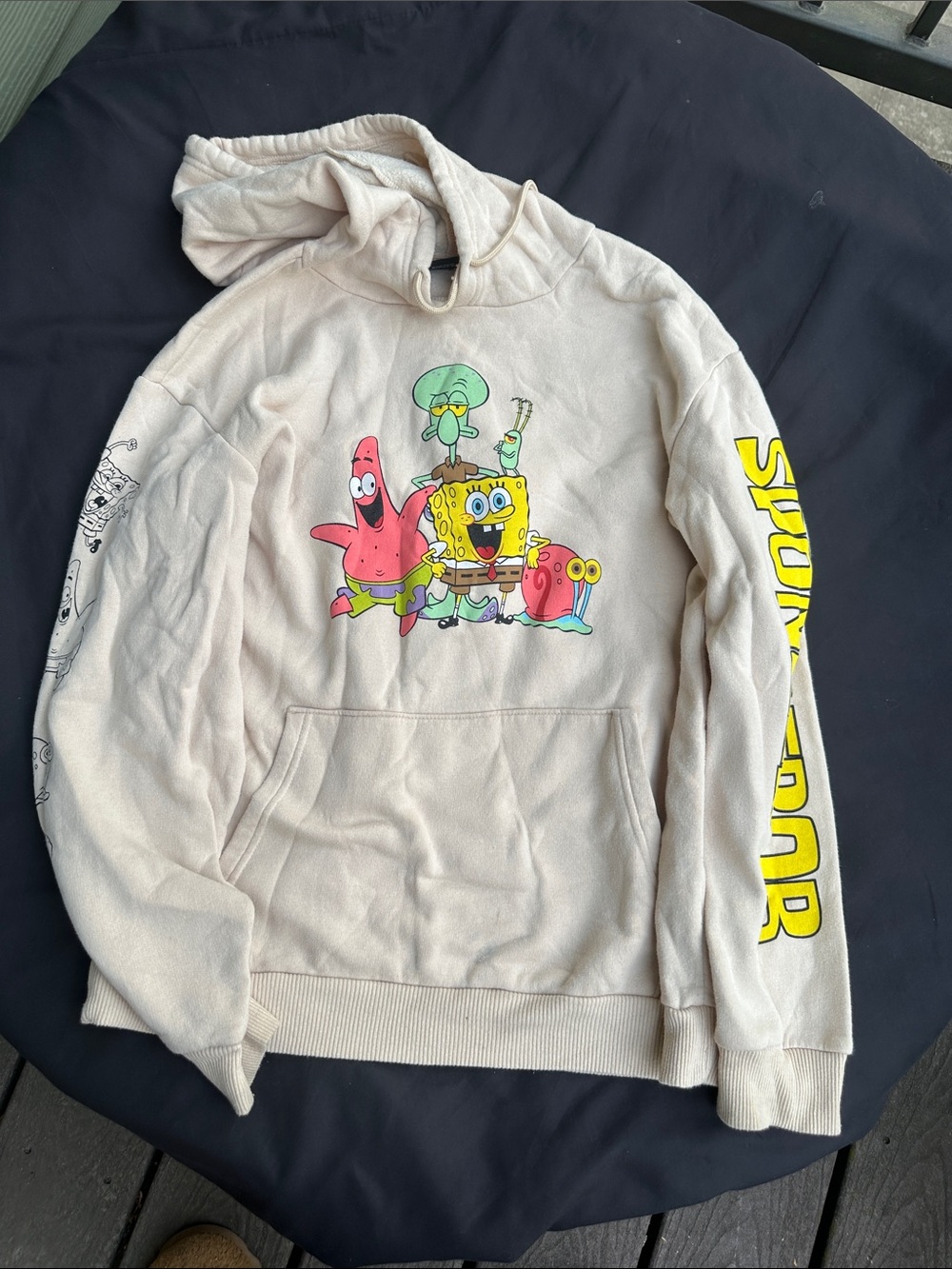 Nickelodeon Cream SpongeBob & Friends Crewneck Sweatshirt